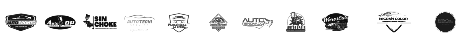 Logos de clientes del sector automotriz