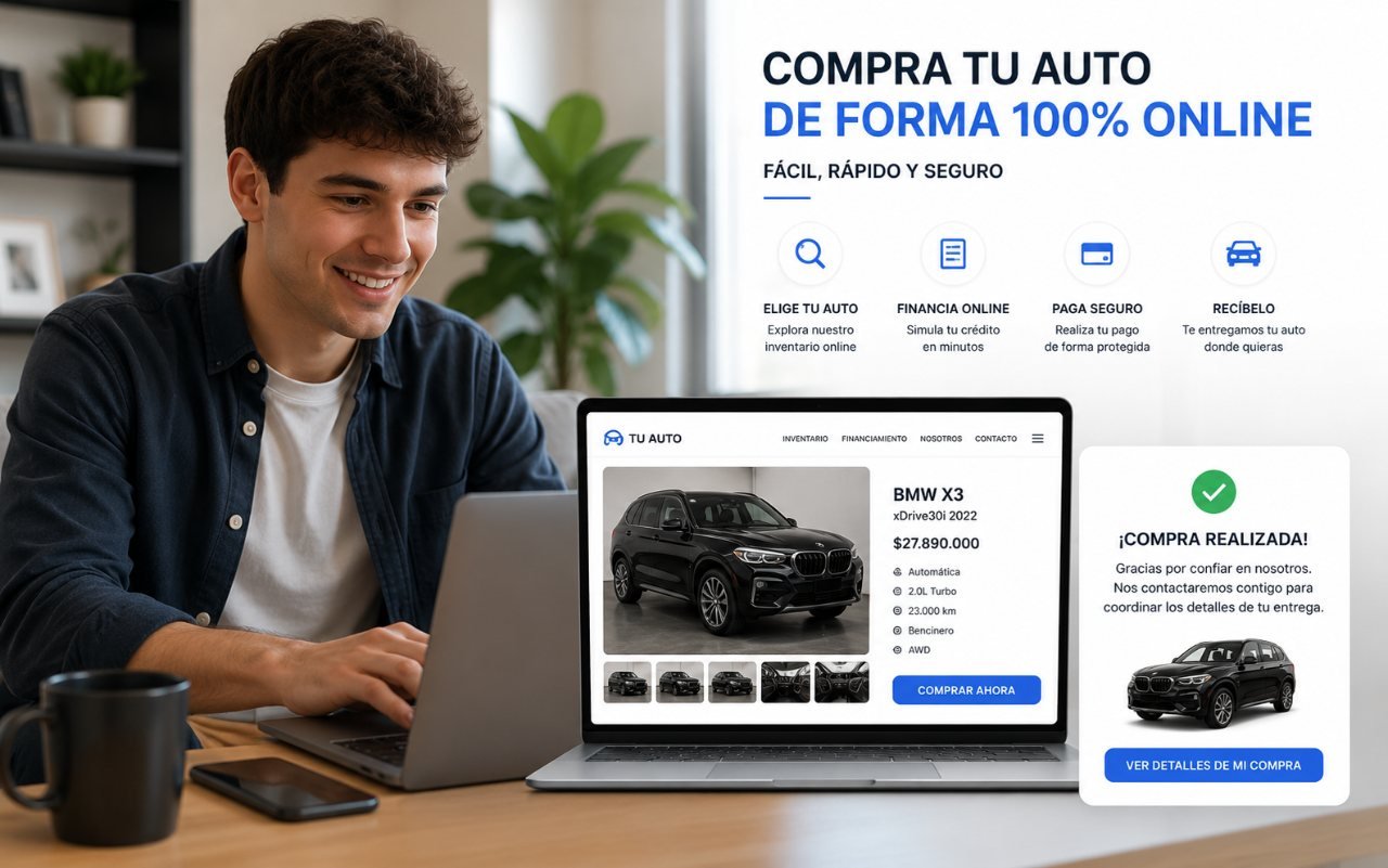 El comprador de autos en 2026 es 100% digital